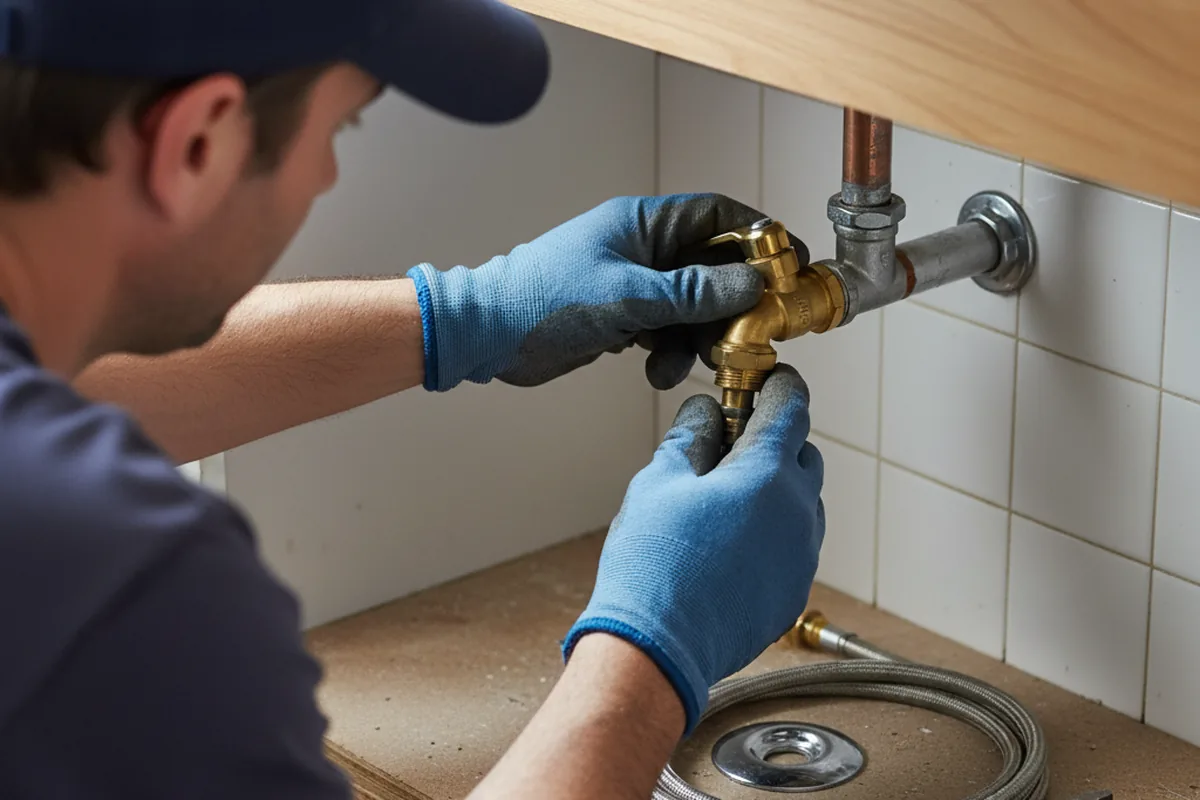 Shutoff valve and fitting work during Repiping in South Bend